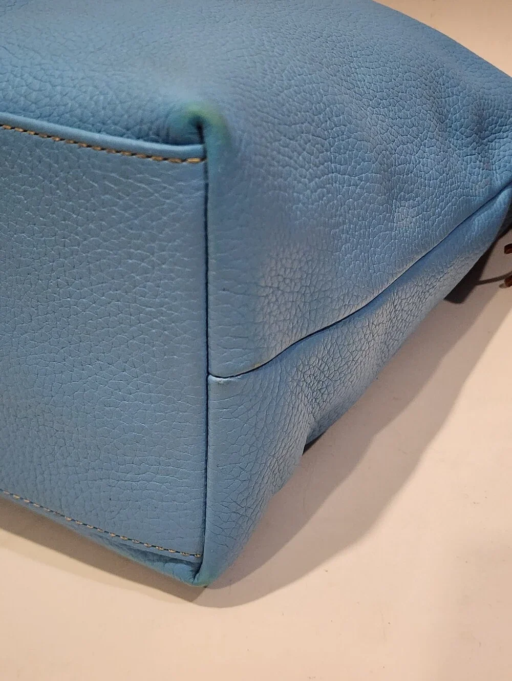 Dooney and Bourke Pebbled Leather Large Shlouder Bag Satchel - Picture 8 of 16